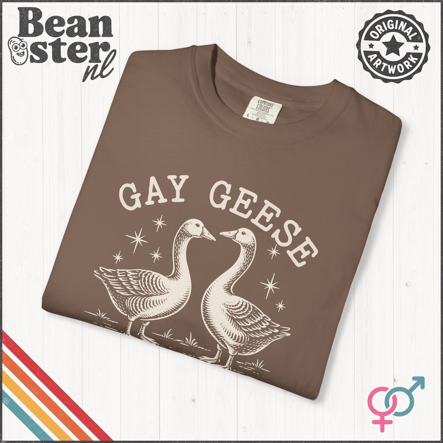Gay Geese Funny Pride Shirt – Trendy LGBTQ Meme Tee