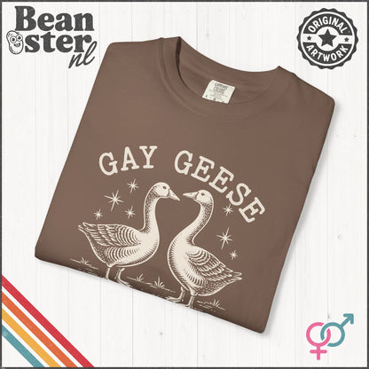 Gay Geese Funny Pride Shirt – Trendy LGBTQ Meme Tee