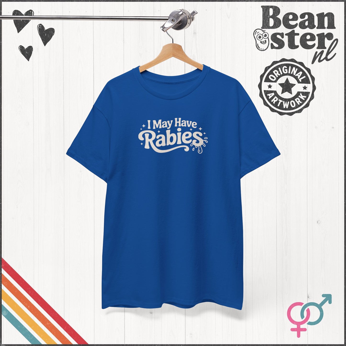 May Have Rabies T-Shirt – Funny Original Adult Graphic Tee