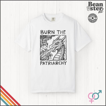 Burn the Patriarchy Feminist Graphic T-Shirt | Activist