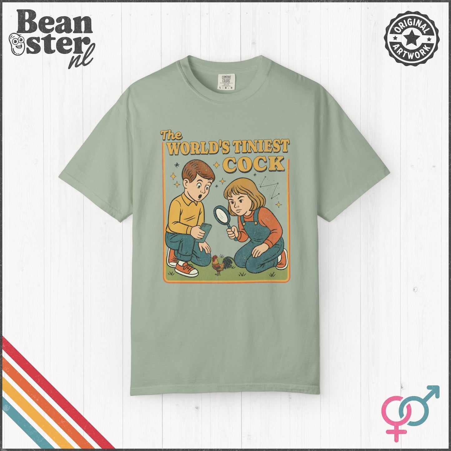 World’s Tiniest Cock Shirt - Retro Funny Adult Humor Tee