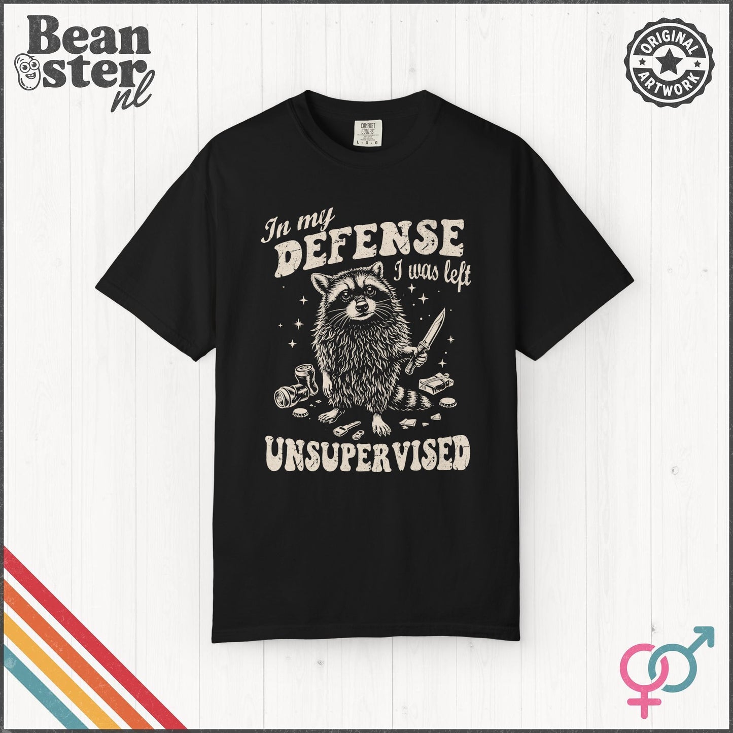 In My Defense I Was Left Unsupervised Funny Tee