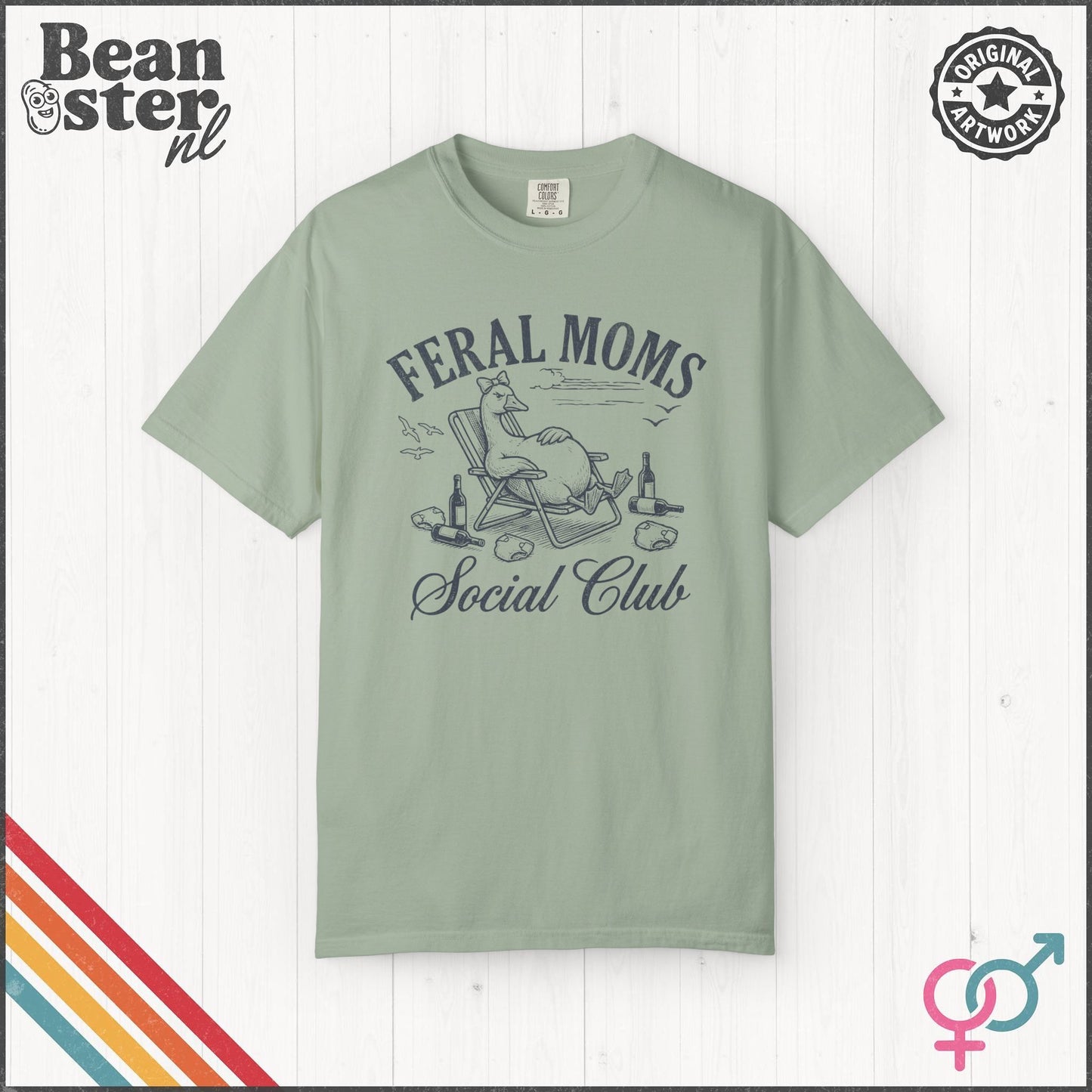 Feral Moms Social Club T-Shirt – Funny Mom Life Tee