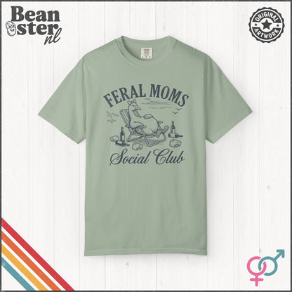 Feral Moms Social Club T-Shirt – Funny Mom Life Tee