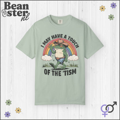 Touch Of The Tism Cowboy Frog Rainbow Shirt