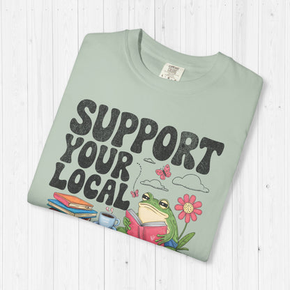 Support Your Local Library Shirt 🐸