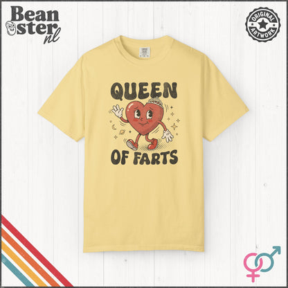 Queen Of Farts Funny T-Shirt | Gen Z Humor Tee