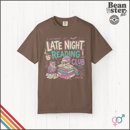 Late Night Reading Club T-Shirt | Creepy Book Lover Tee