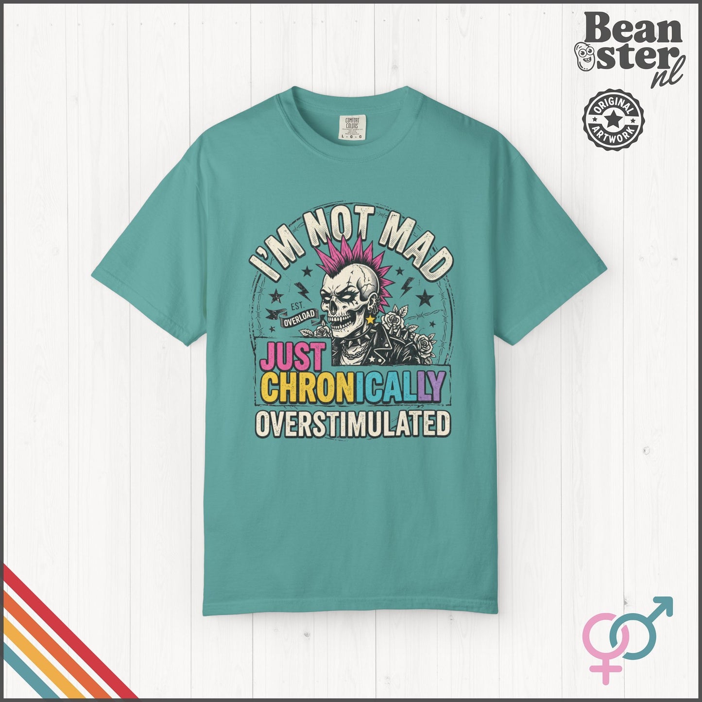Chronically Overstimulated Shirt | ADHD Humor T-Shirt