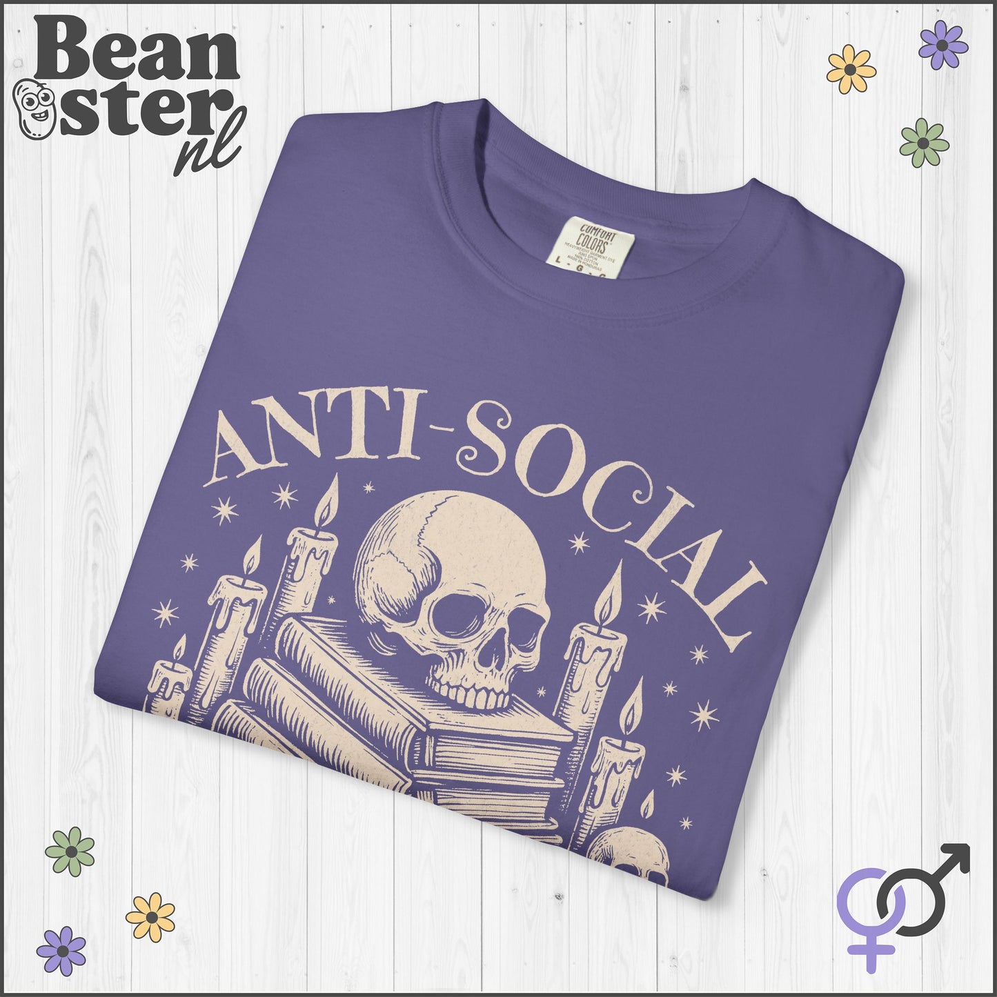Anti Social Book Club T-Shirt | Funny Book Lover Tee
