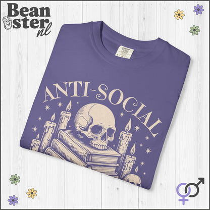 Anti Social Book Club T-Shirt | Funny Book Lover Tee