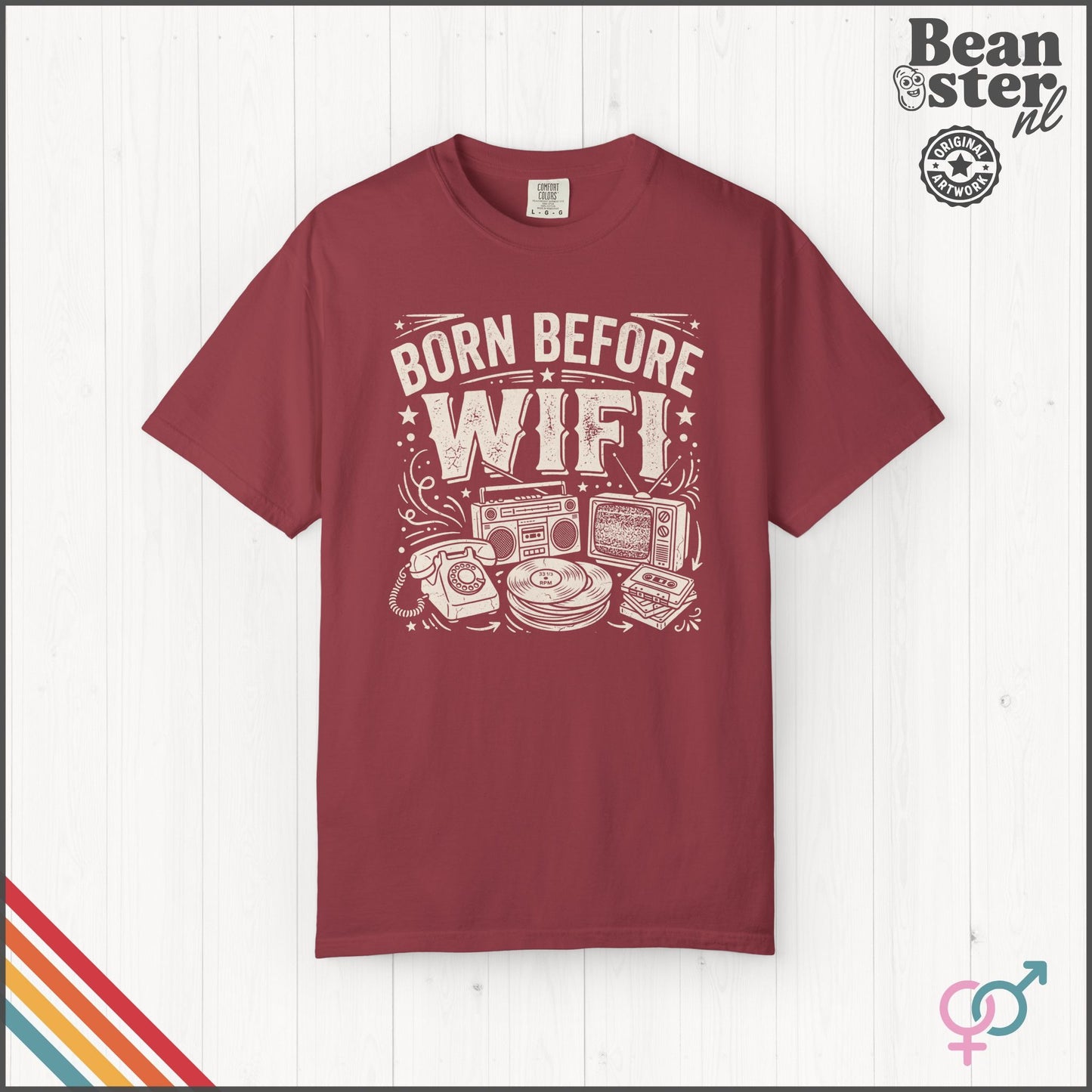 Born Before WiFi Shirt | Funny Gen X Gift