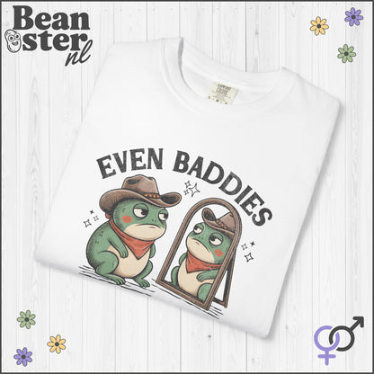 Baddies Get Saddies Frog Shirt – Funny Meme Tee