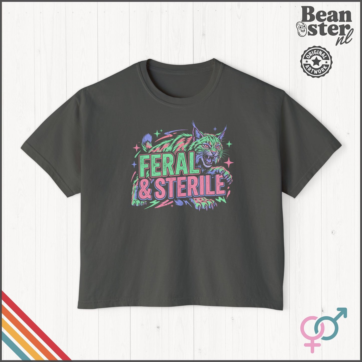 Feral and Sterile T-Shirt | Funny Childfree Lifestyle Tee