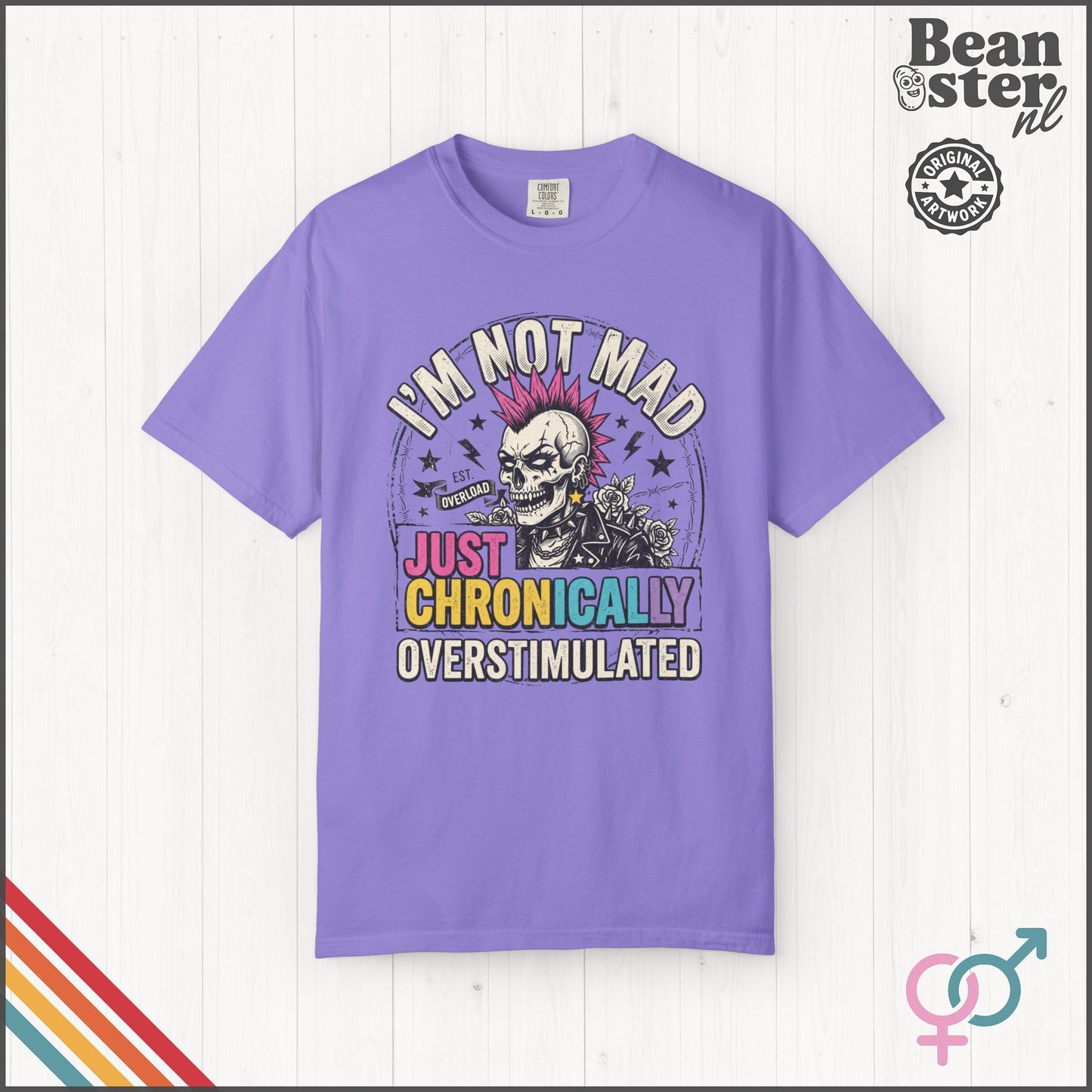 Chronically Overstimulated Shirt | ADHD Humor T-Shirt