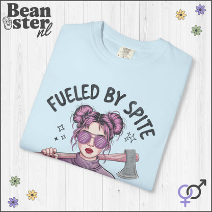 Fueled By Spite & Feminine Rage Anime Girl T-Shirt