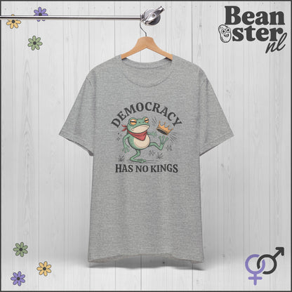 Sassy Frog Shirt – Democracy Has No Kings Tee