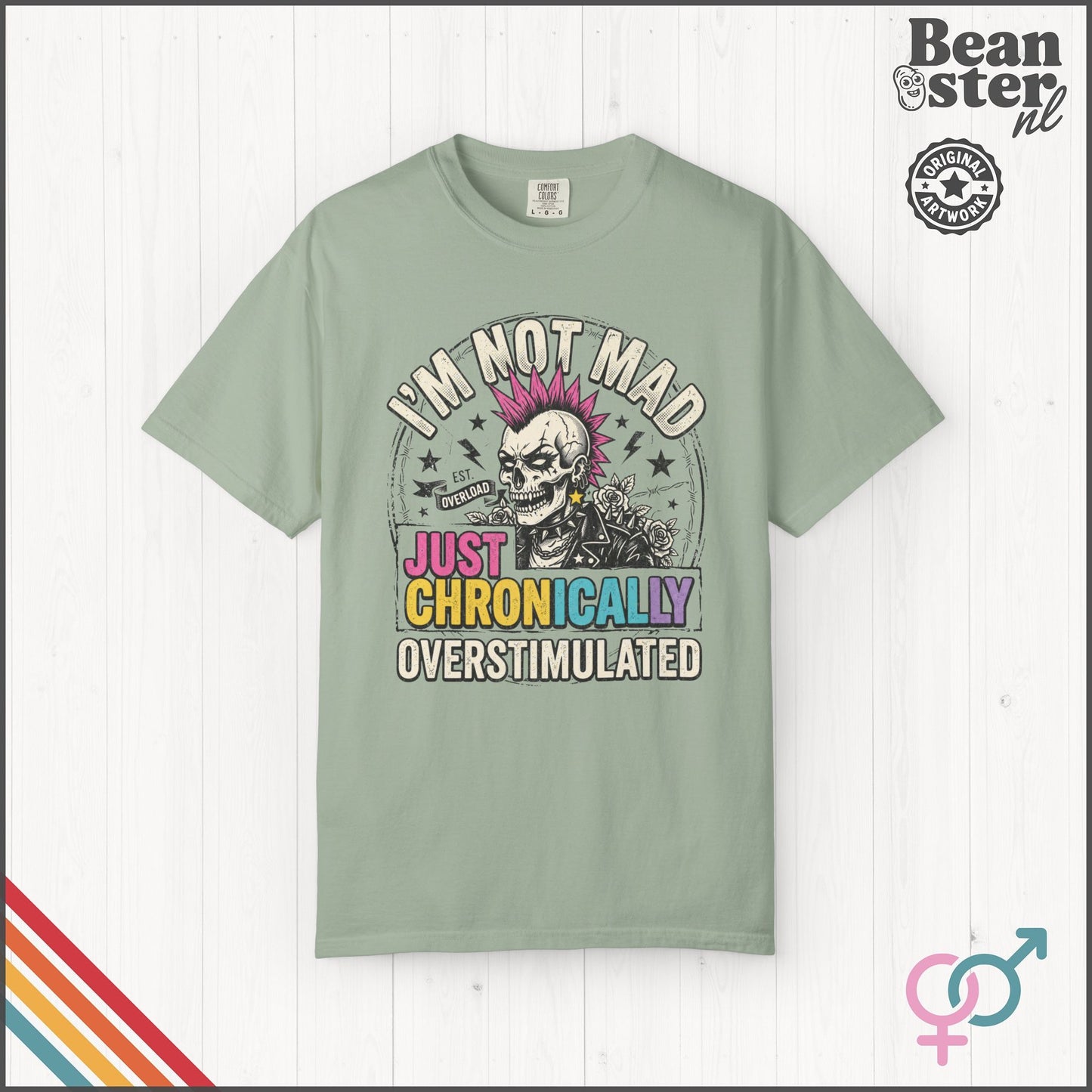Chronically Overstimulated Shirt | ADHD Humor T-Shirt