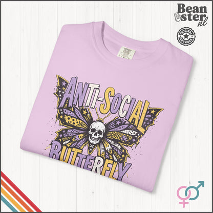 Anti Social Butterfly T-Shirt | Funny Introvert Tee