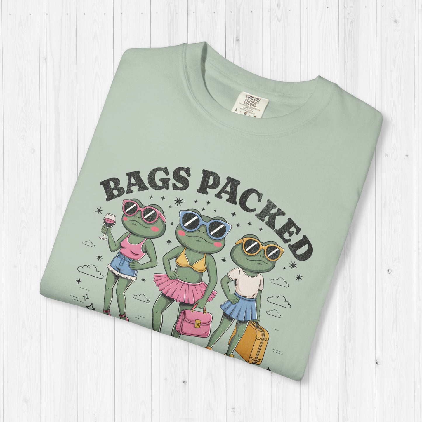 Bags Packed Flaps Waxed Shirt 🎒🐸