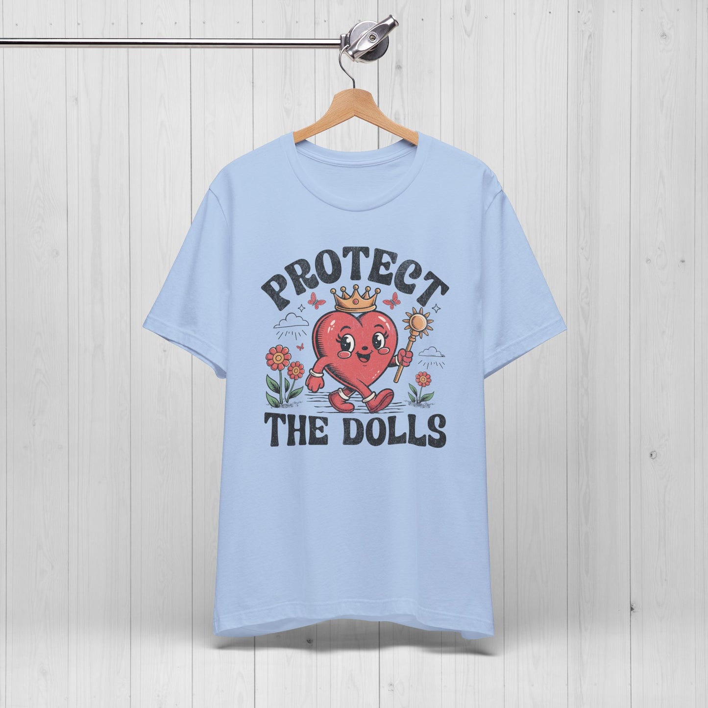 Protect The Dolls Retro Tee – LGBTQ+ Rights Shirt