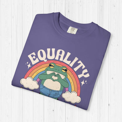 Equality Hurts No One Funny Frog Shirt 🌈