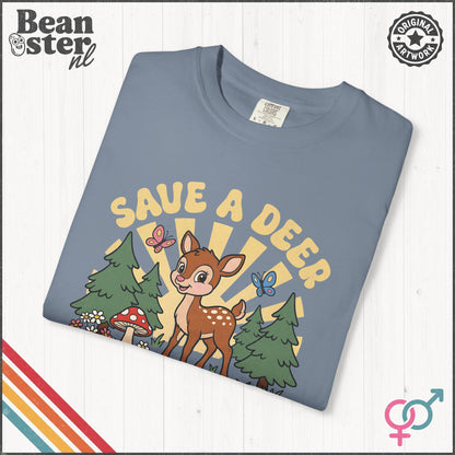 Save A Deer Hunt A Racist Funny Protest T-Shirt