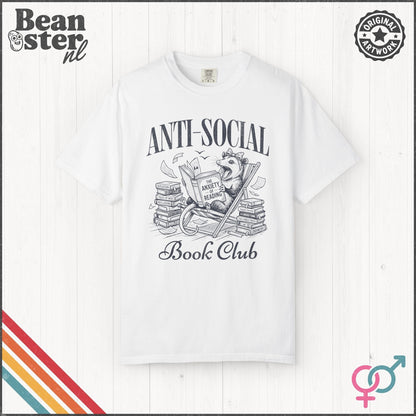 Anti Social Book Club T-Shirt for Book Lovers Shirt
