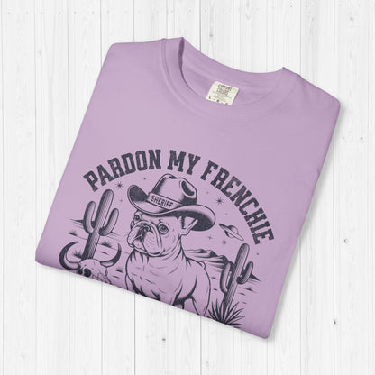 Custom Western French Bulldog Shirt –  Pardon My Frenchie Tee