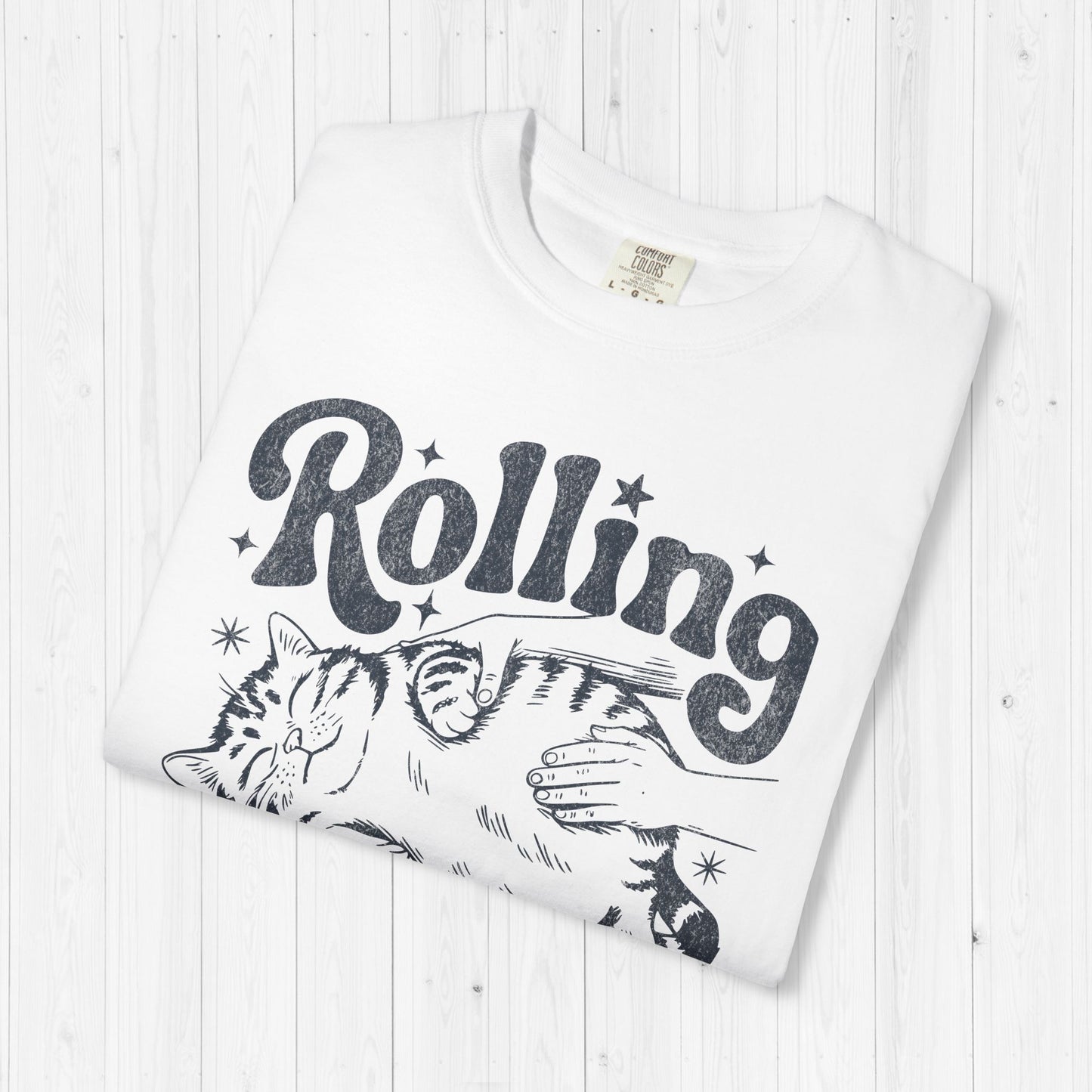Rolling Fatties Cat Shirt Funny Cannabis Tee