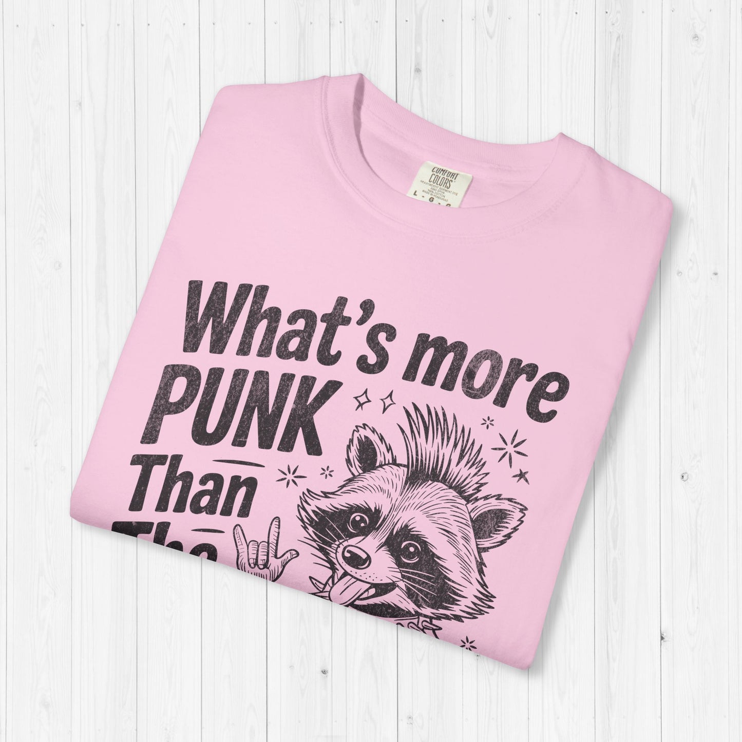 What's More Punk Than The Public Library Shirt 📚🦝