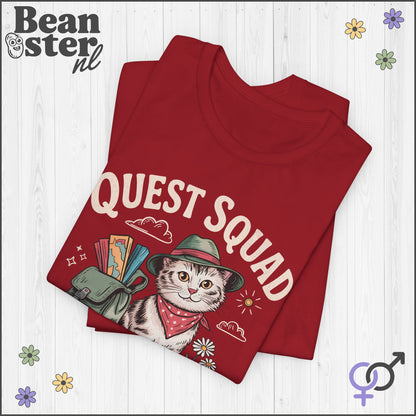 Quest Squad Broccoli Cat T-Shirt