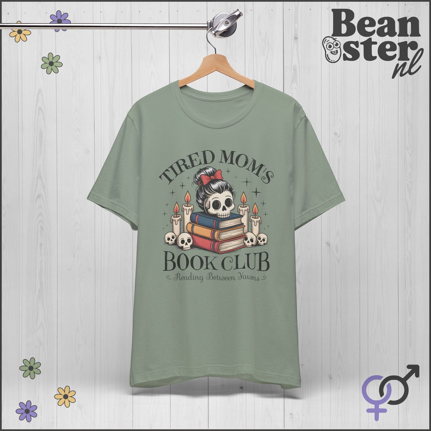 Tired Mom's Book Club Shirt – Funny Literary Mom Tee