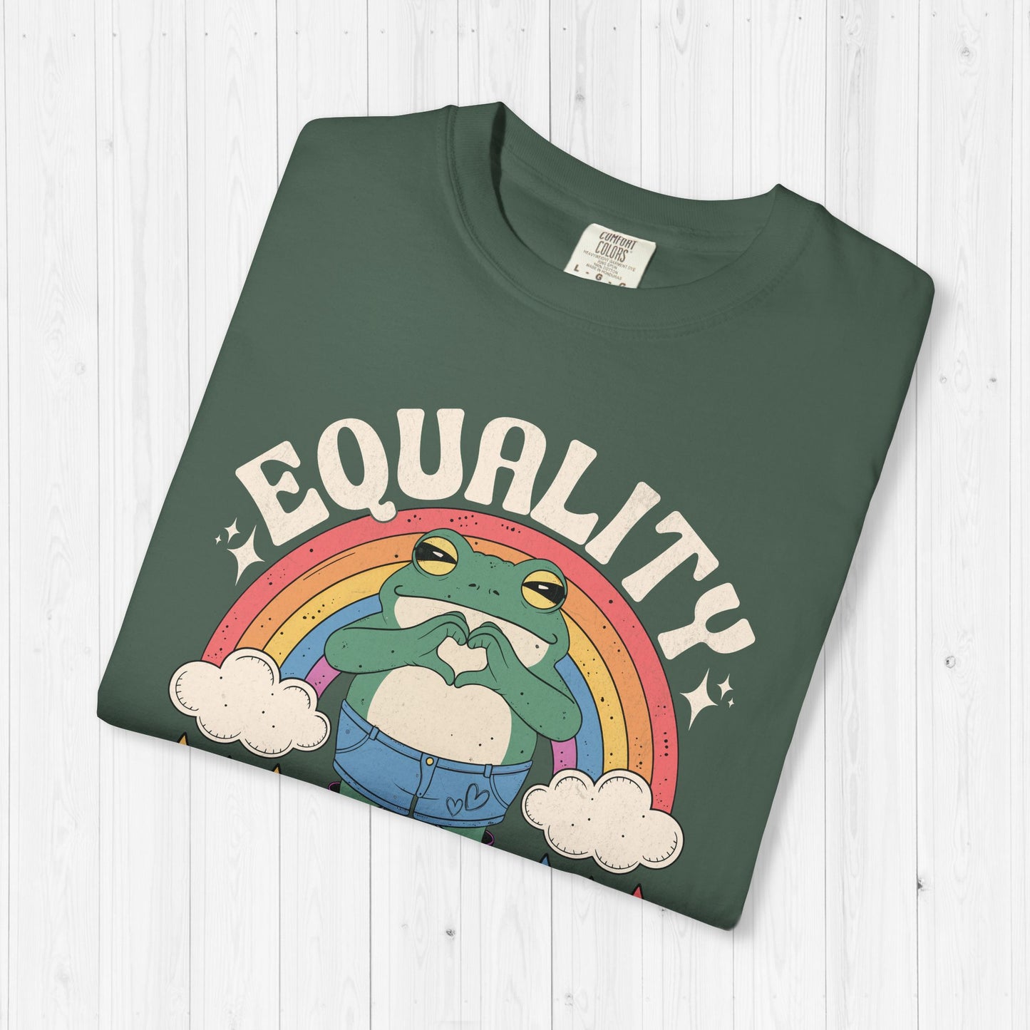 Equality Hurts No One Funny Frog Shirt 🌈