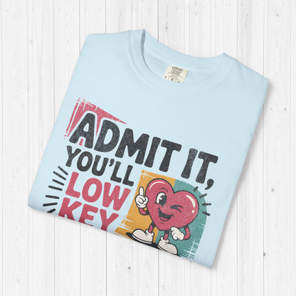 Admit You'll Low Key Miss Me Shirt – 90s Retro Funny Teacher Gift