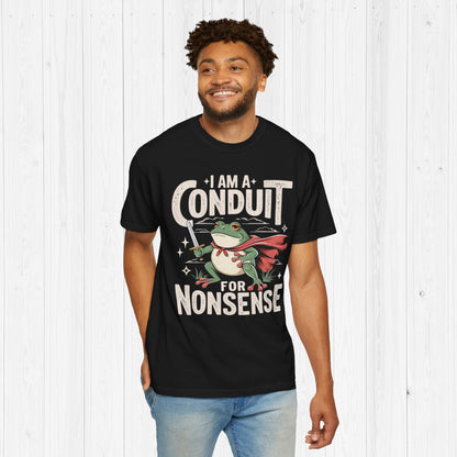 I Am a Conduit for Nonsense Frog Graphic T-Shirt