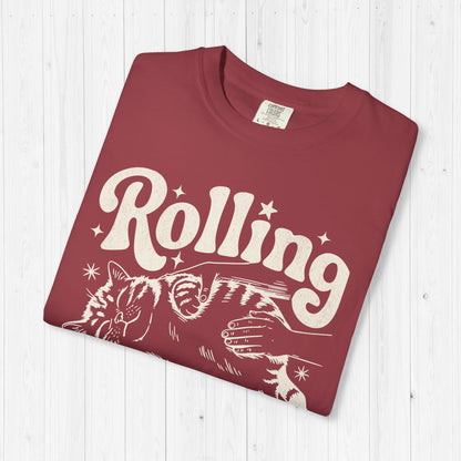 Rolling Fatties Cat Shirt Funny Cannabis Tee