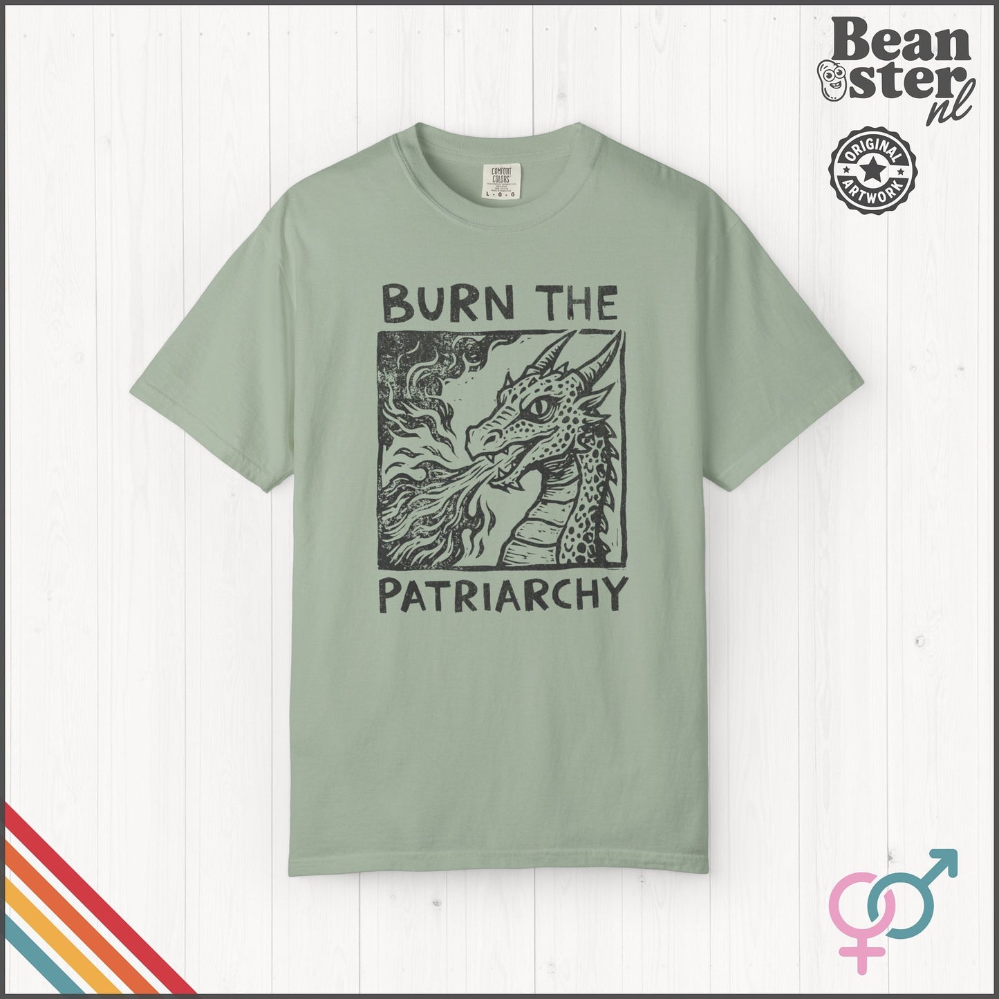 Burn the Patriarchy Feminist Graphic T-Shirt | Activist