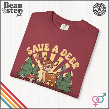 Save A Deer Hunt A Racist Funny Protest T-Shirt