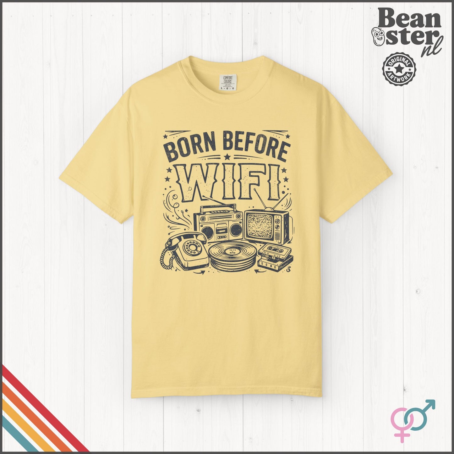 Born Before WiFi Shirt | Funny Gen X Gift