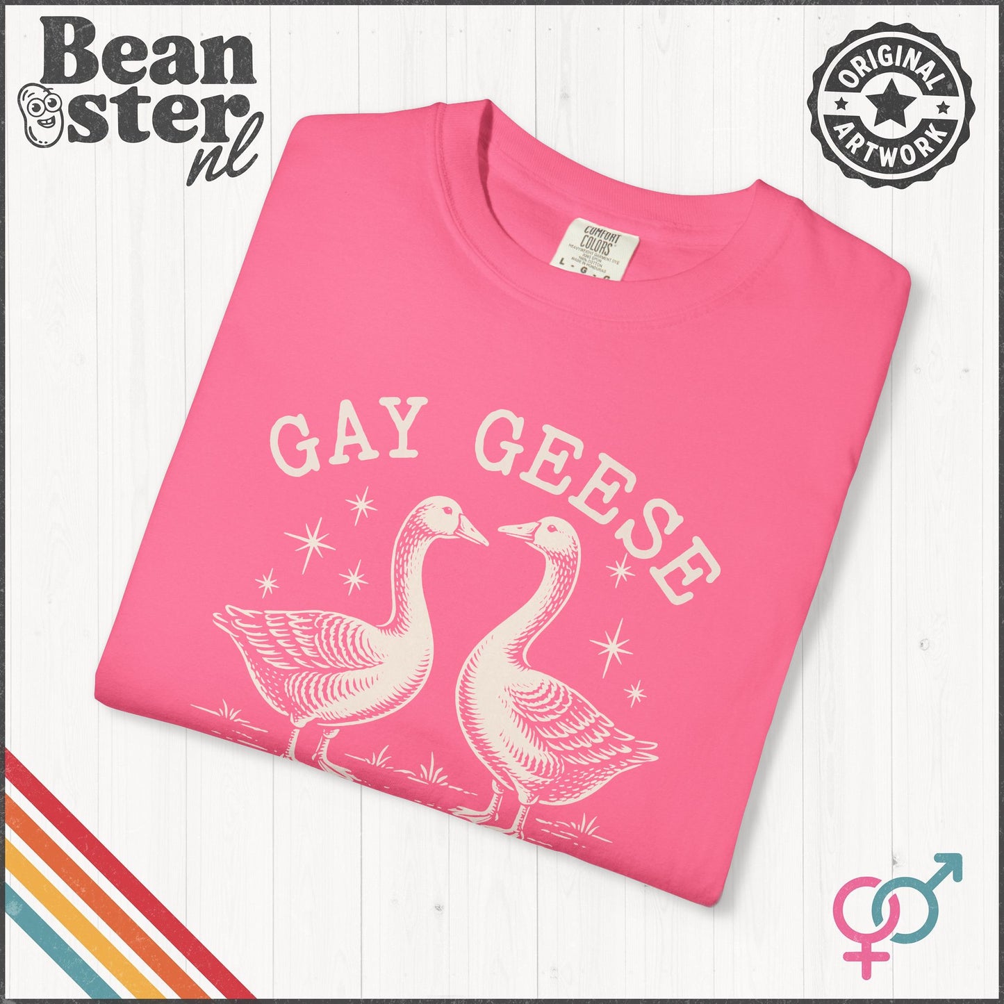 Gay Geese Funny Pride Shirt – Trendy LGBTQ Meme Tee