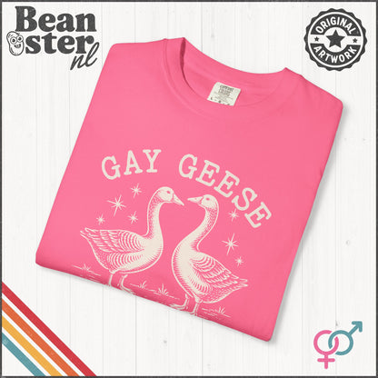 Gay Geese Funny Pride Shirt – Trendy LGBTQ Meme Tee