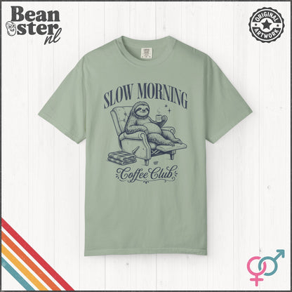Slow Morning Coffee Club T-Shirt | Cozy Vibes Tee