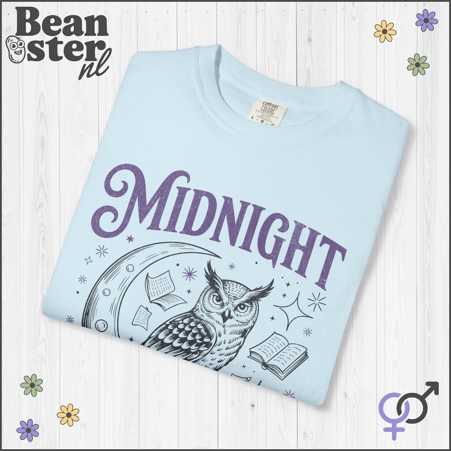 Midnight Reader Society T-Shirt – Funny Book Lover Tee