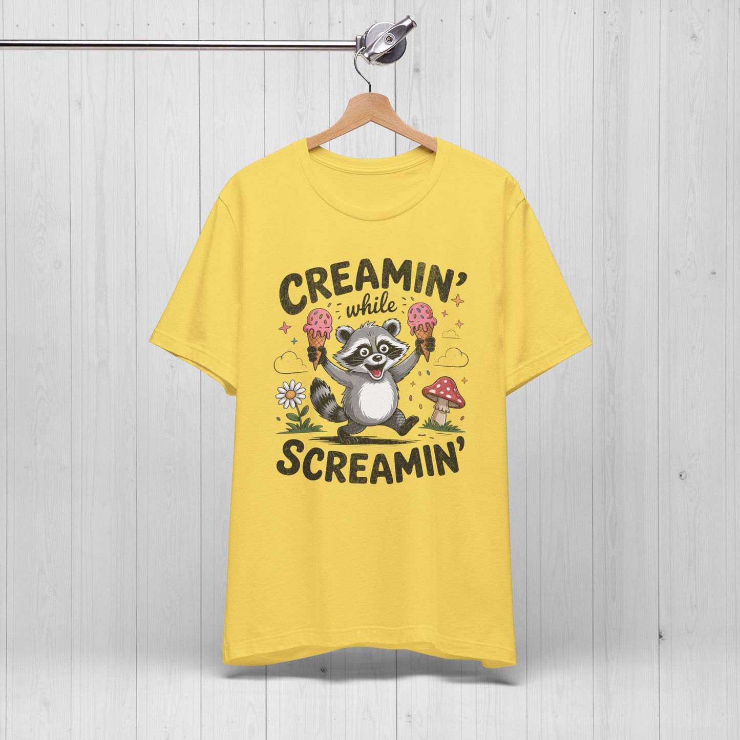 Creaming Screaming Raccoon Shirt