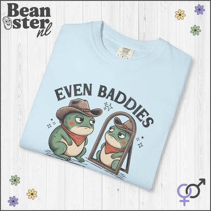 Baddies Get Saddies Frog Shirt – Funny Meme Tee