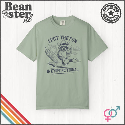 Fun in Dysfunctional Raccoon Goose Shirt – Funny Tee