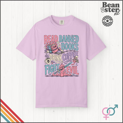 Read Banned Books Coffee Activist T-Shirt