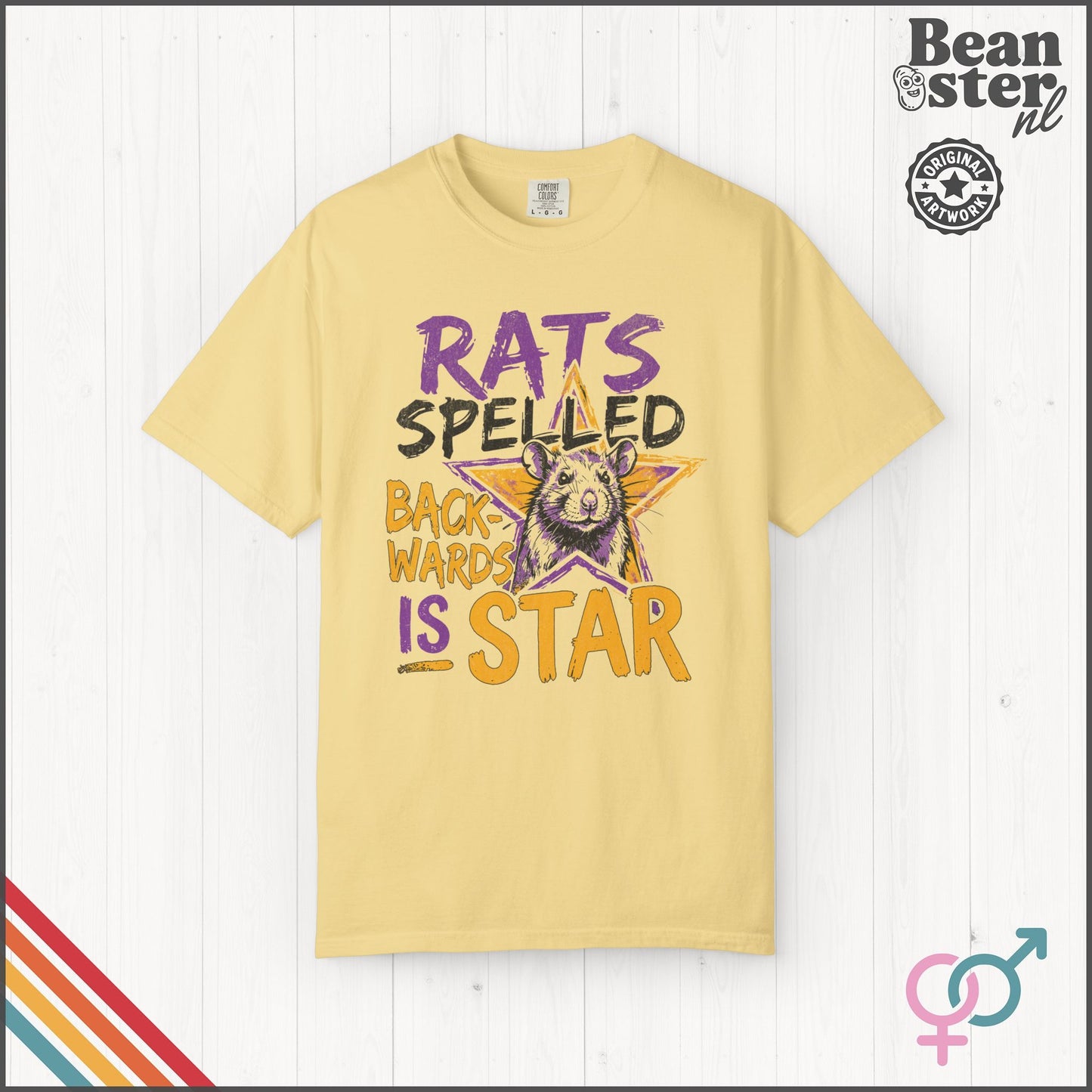 Rats Spelled Backwards Is Star Funny Animal Meme Shirt