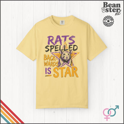 Rats Spelled Backwards Is Star Funny Animal Meme Shirt